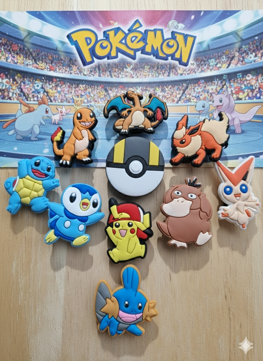 Pokémon (SET1) Character Charms Collection-10pcs