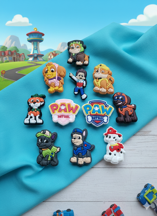 Set Of Paw Patrol (SET2) Croc Charms - 10pcs
