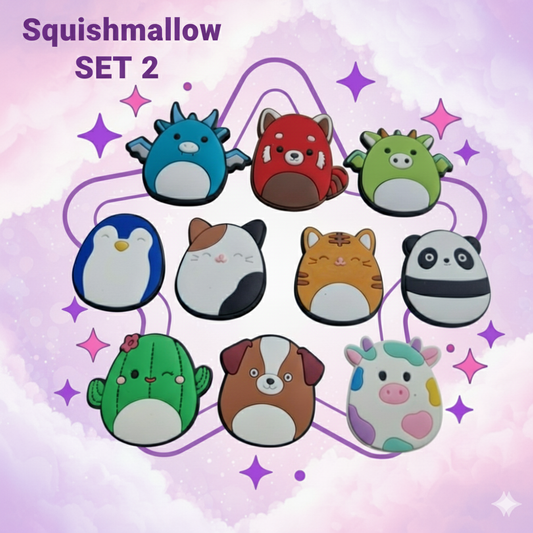 Cute Animal Charms (SET 2) - Squishmallow Style Collection