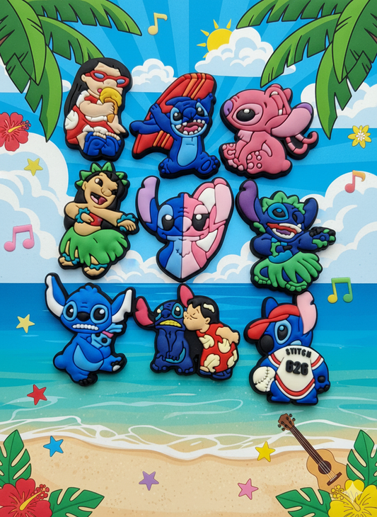 Lilo & Stitch (SET2) Croc Charms Collection - 9pcs